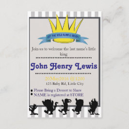 Invitación Dejemos que empiecen los rumpus salvajes