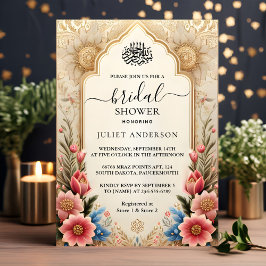 Invitación Dejemos que Islam Nikah árabe Walima musulmana duc