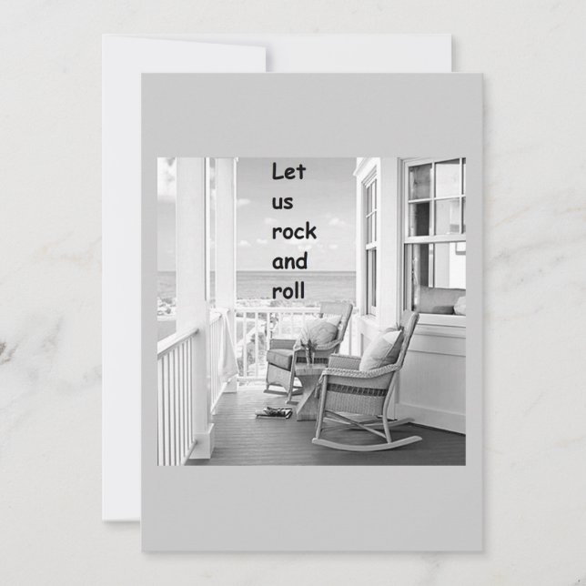 INVITACIÓN "DEJEMOS ROCK AND ROLL" (Anverso)