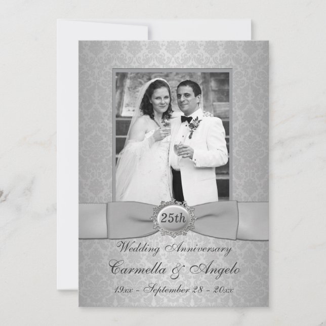 Invitación del 25º Aniversario - ¡NO USE PAPEL PLA (Anverso)