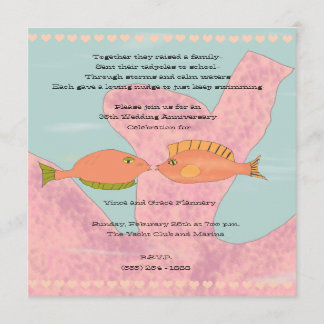 Invitación del 35º Aniversario de Coral y Peces Be