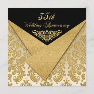 Invitación del 35º Aniversario de Faux Flaps Damas