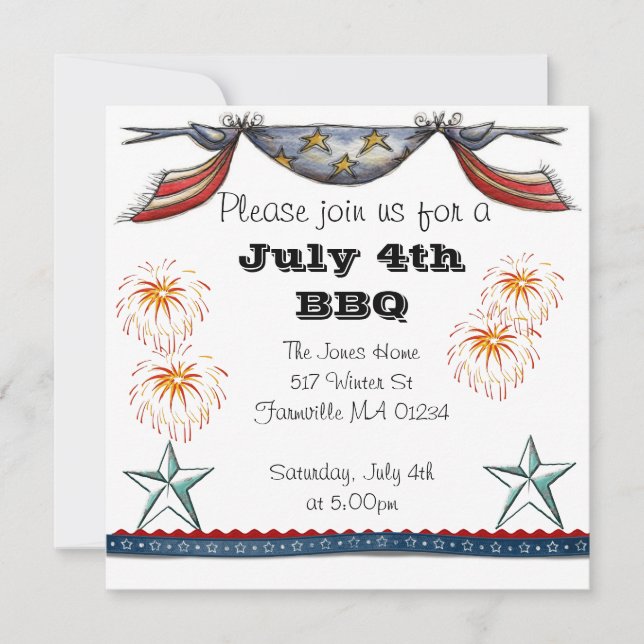 Invitación del 4 de julio (Anverso)