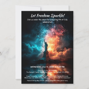 Invitación del 4 de julio - Estatua de la Libertad