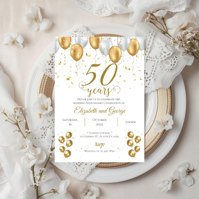 invitación del 50º aniversario (Subido por el creador)