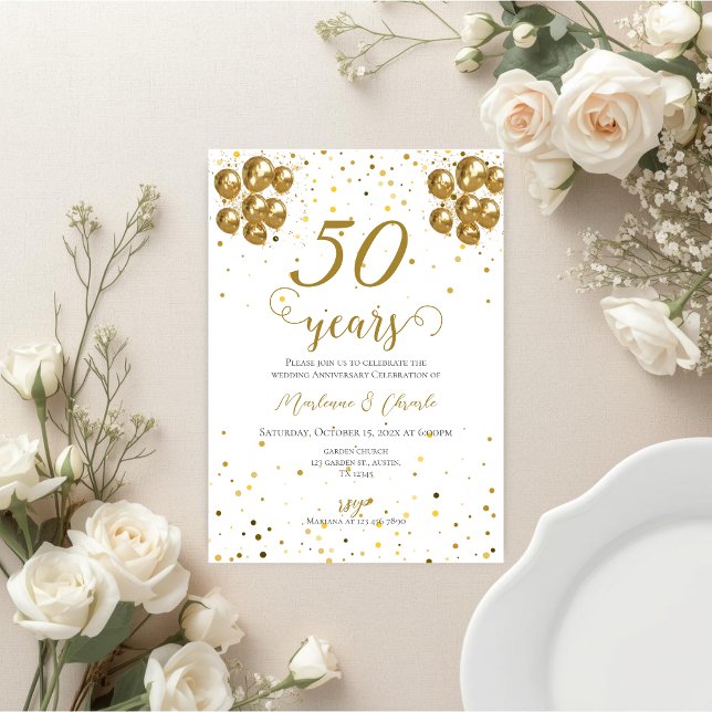 invitación del 50º aniversario (Subido por el creador)
