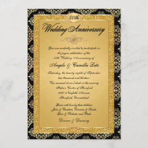 Invitación del 50º Aniversario  Damasco Negro, Dor