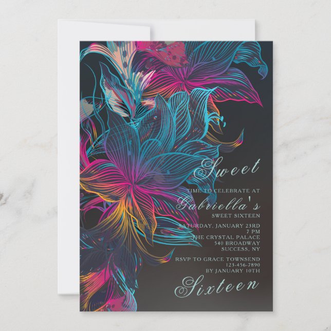 Invitación del anochecer (Anverso)