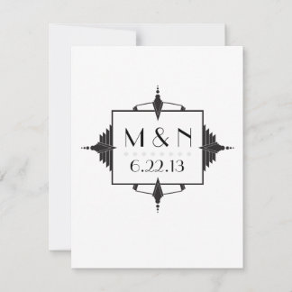 Invitación del art déco