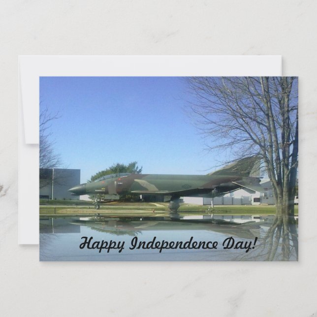 Invitación del avión de combate (F4-Phantom) (Anverso)