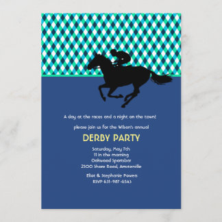 Invitación del azul del orgullo del jinete