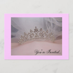 Invitación del B-día de Quinceanera/