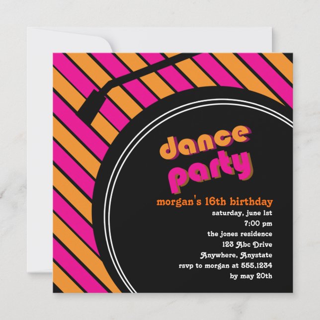Invitación del baile (Anverso)
