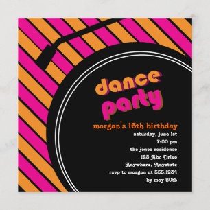 Invitación del baile