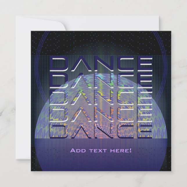 Invitación del baile (Anverso)