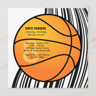 Invitación del baloncesto