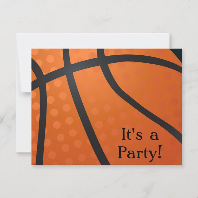Invitación del baloncesto (Anverso)