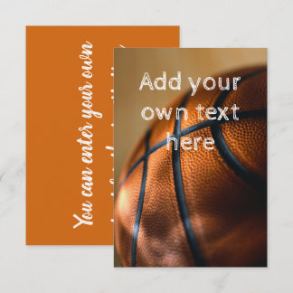 Invitación del baloncesto