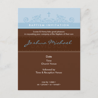 INVITACIÓN DEL BAPTISMO :: elegante 3