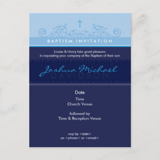 INVITACIÓN DEL BAPTISMO :: elegante 6