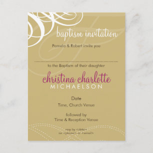 INVITACIÓN DEL BAPTISMO :: Voz de diseñador 5