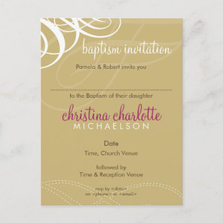 INVITACIÓN DEL BAPTISMO :: Voz de diseñador 5