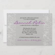 Invitación del bar STAR TREE Bat Mitzvah