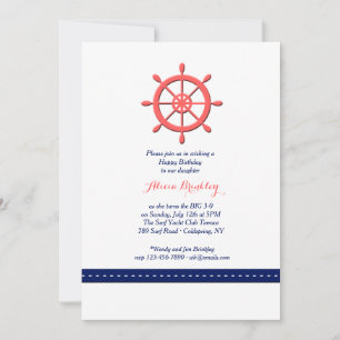 Invitación del barco para bajar