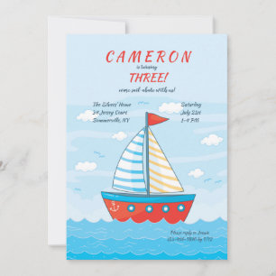 Invitación del Barquito Rojo