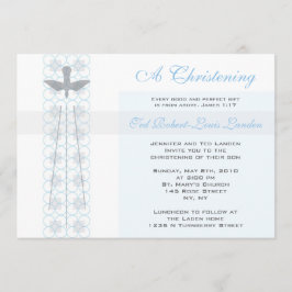 Invitación del bautizo del muchacho