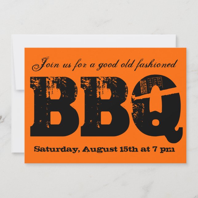 Invitación del Bbq (Anverso)