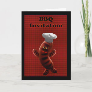 INVITACIÓN DEL BBQ - INVITACIÓN DE LA BARBACOA
