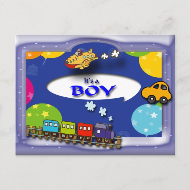 Invitación del bebé (Anverso)
