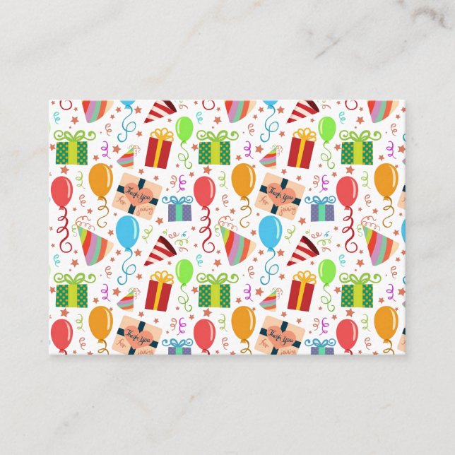 Invitación del bebé (Anverso)