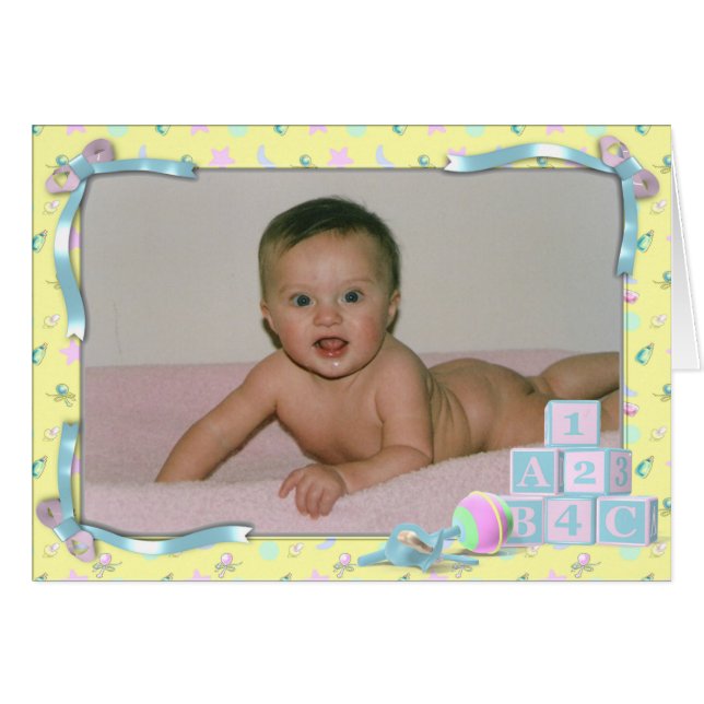 Invitación del bebé (Anverso (Horizontal))