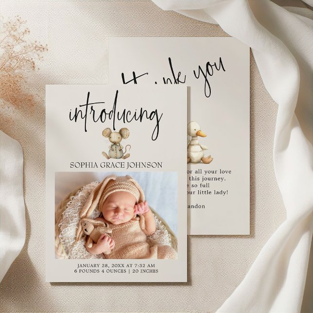 Invitación del bebé de animales de la guardería de (Subido por el creador)