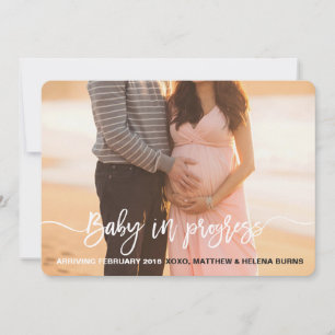 Invitación del bebé en curso