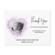 *~* Invitación del bebé + Gracias postal del coraz