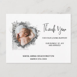 *~* Invitación del bebé + Gracias postal del coraz