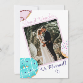 Invitación del Boda de 2 fotos de Just Casried Don