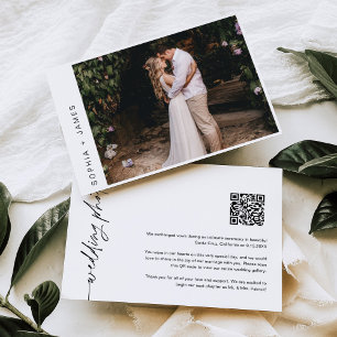 INVITACIÓN del Boda de ELECCIÓN Mínima EVERLEIGH
