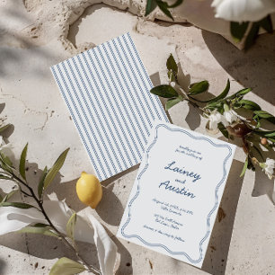 Invitación del Boda de escritura a mano con color 