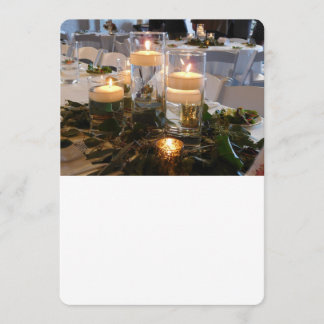 Invitación del boda de la luz de una vela