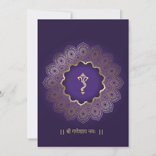 Invitación del boda de oro azul real tradicional i (Anverso)