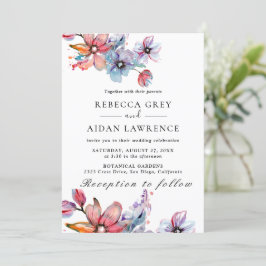 Invitación del Boda rústico botánico Eucalyptus Gr