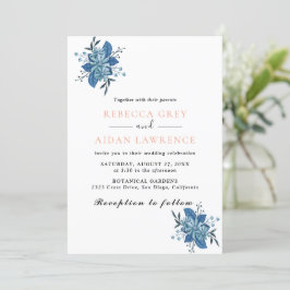 Invitación del Boda rústico botánico Eucalyptus Gr