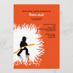 Invitación del bombero