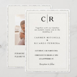 Invitación del borde de la cubierta de la cubierta
