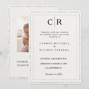 Invitación del borde de la cubierta de la cubierta