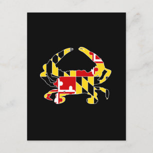 Invitación del cangrejo de la bandera de